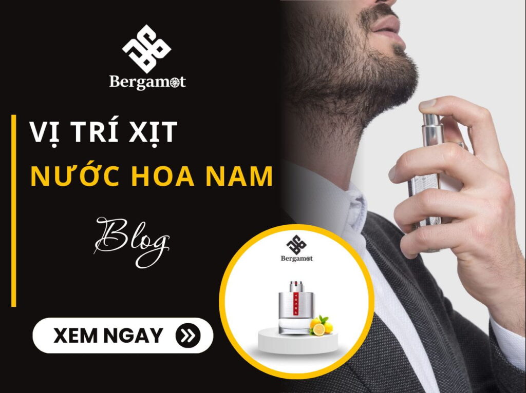 vị trí xịt nước hoa nam