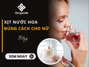 xịt nước hoa đúng cách cho nữ