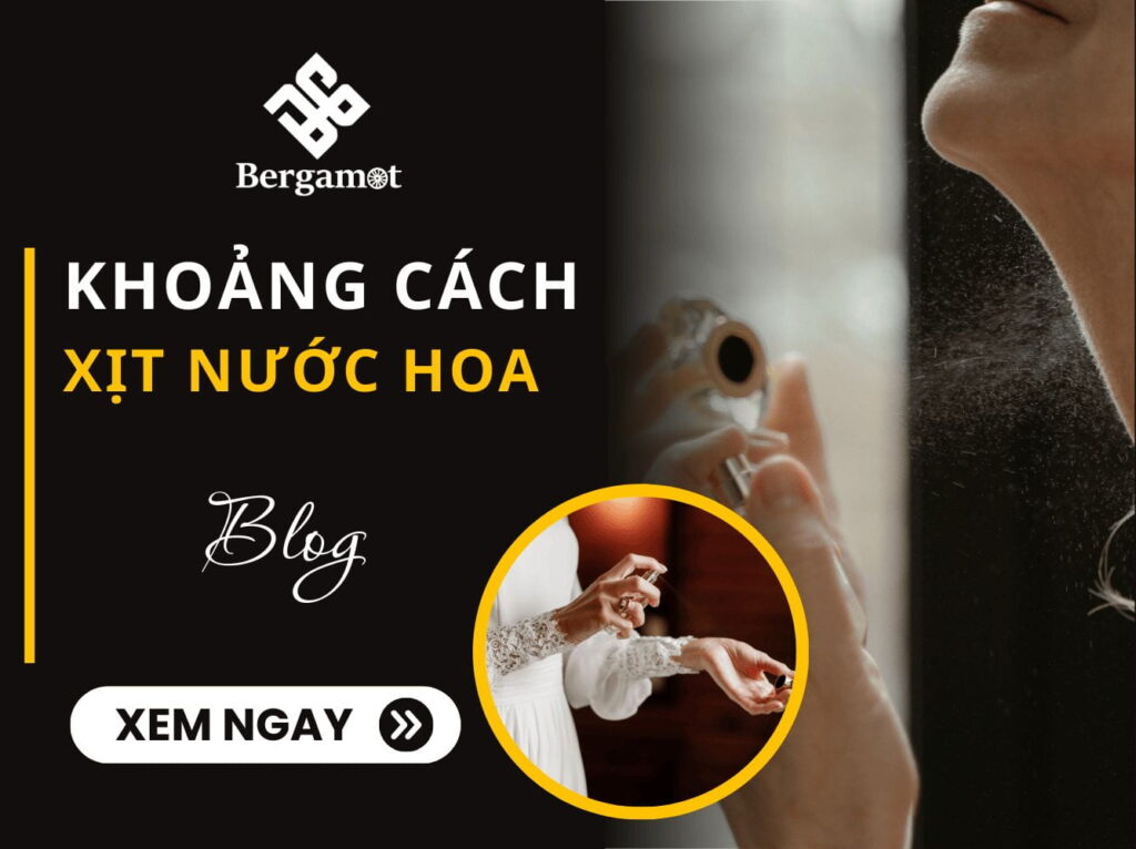 khoảng cách xịt nước hoa