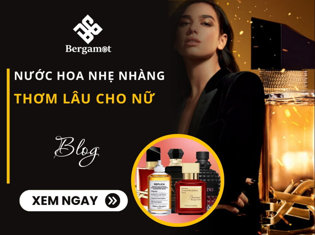 nước hoa nhẹ nhàng thơm lâu cho nữ