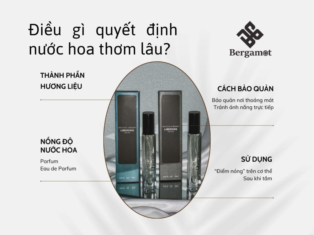 Điều gì quyết định nước hoa nữ thơm lâu?