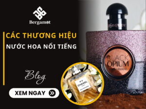 Các thương hiệu nước hoa nổi tiếng